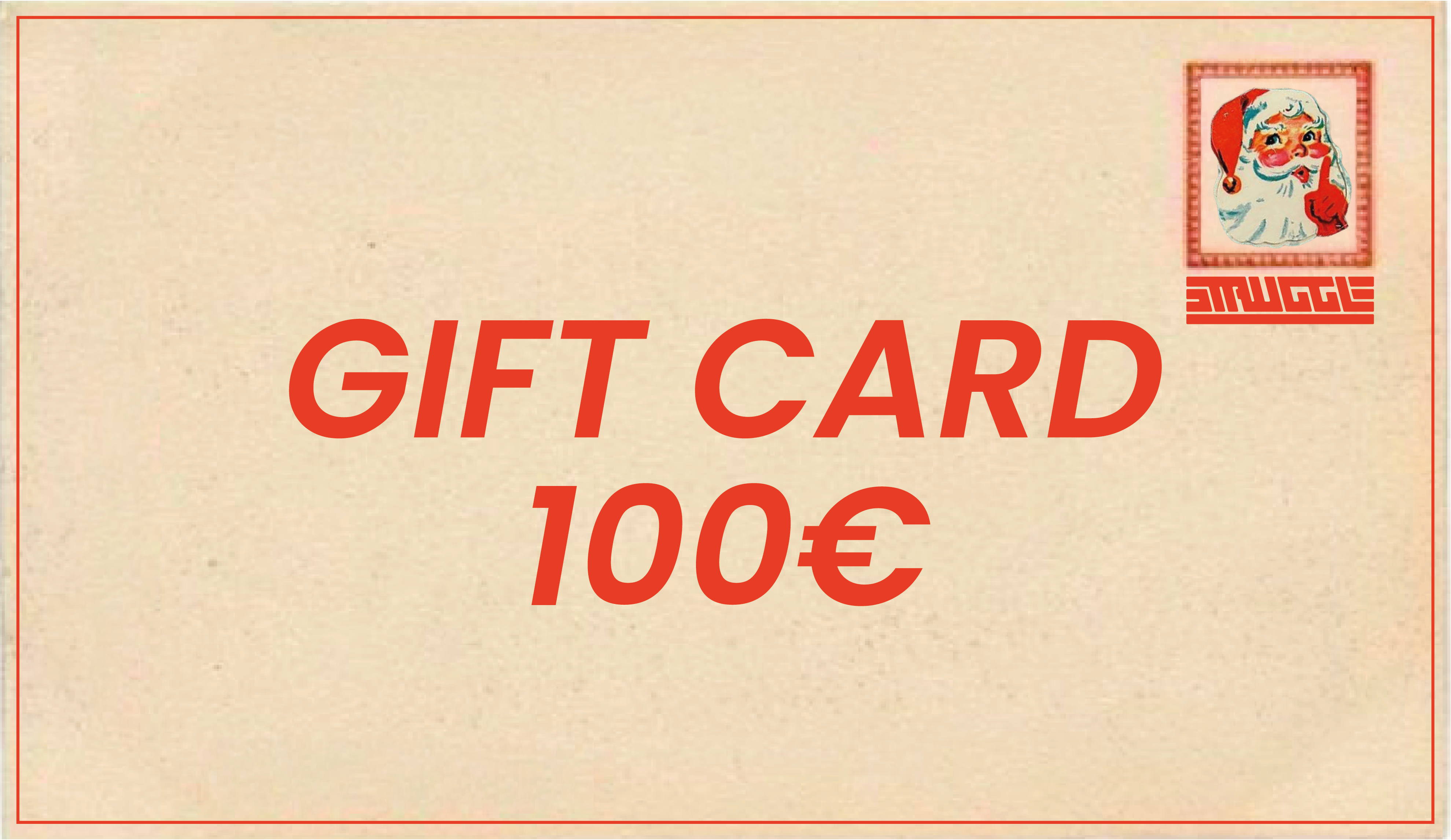 STRUGGLE CHRISTMAS GIFT CARD